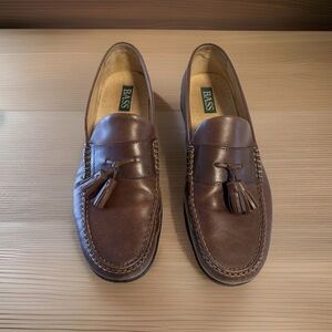 Bass & Co. mens dress shoes loafers size 12 tassels minimal use soles renewed
